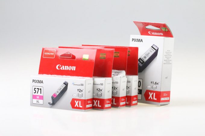 Canon Pixma 571 und 570 Tinten