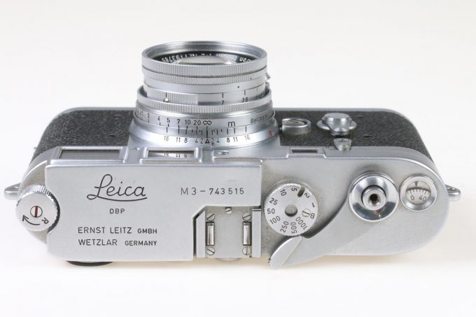 Leica M3 mit Summicron 5cm f/2,0 - #743515