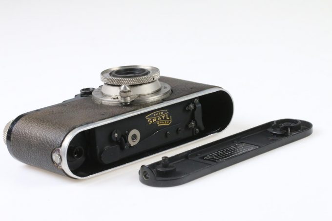 Leica II black (Umbau Leica I) mit Nickel Elmar 50mm f/3,5 - #14949