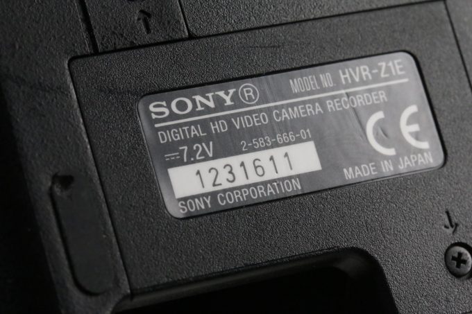 Sony HVR-Z1E