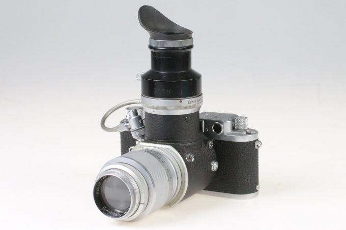 Leica IIf mit Visoflex und Hektor 135mm f/4,5 - #678312