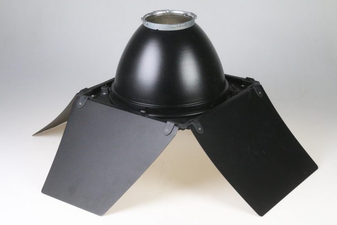 Multiblitz Normalreflektor RINOS 3 mit Abschirmklappen & Waben - V-Bajonett