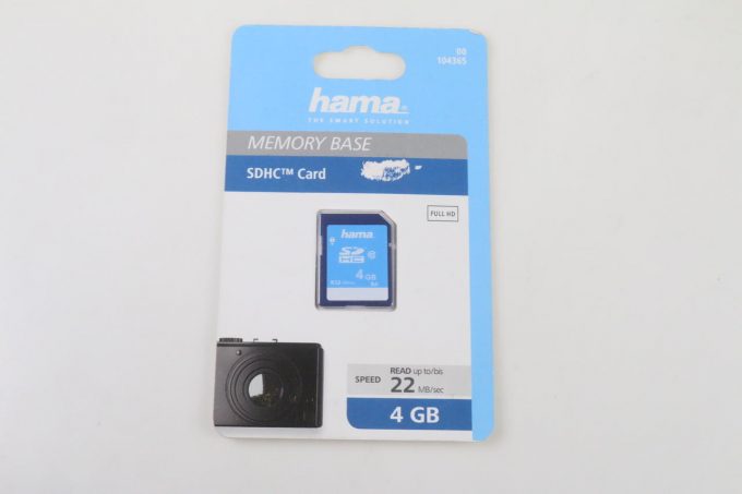 Hama 4GB SD HC SD-Karte