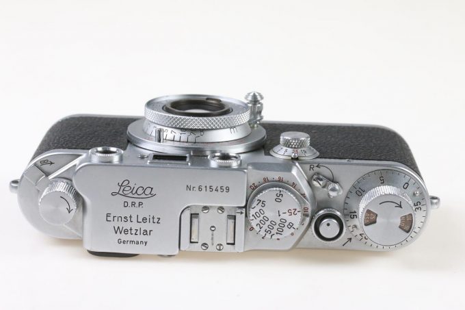 Leica IIIF red dial mit Elmar 5cm f/3,5 red scale - #615459