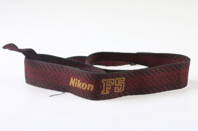 Nikon Gurt für F5 - Schwarz/Bordeaux