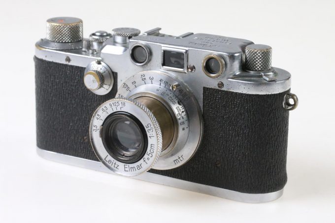 Leica IIIc mit Elmar 5cm f/3,5 - 2.Vorhang nicht ersichtlich - #495391