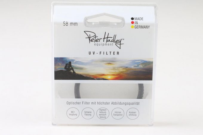 Peter Hadley UV Filter - 58mm