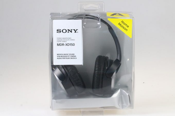 Sony MDR-XD150B On-Ear Kopfhöhrer Schwarz ::: Demogerät Garantie