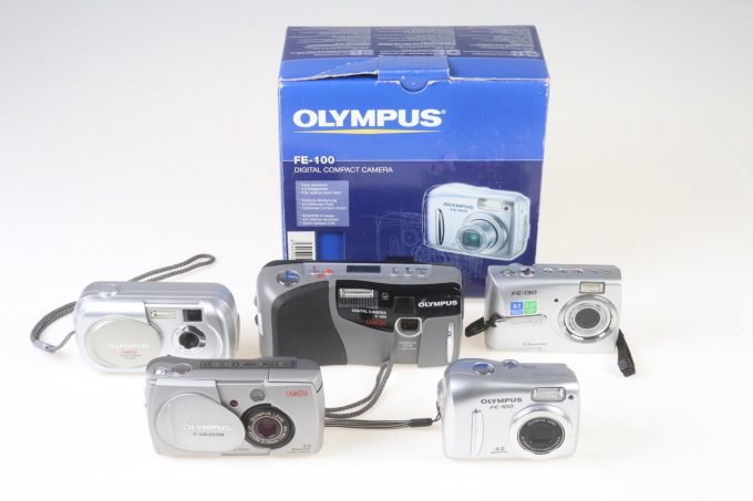 Olympus Konvolut Digitalkameras - 5 Stück