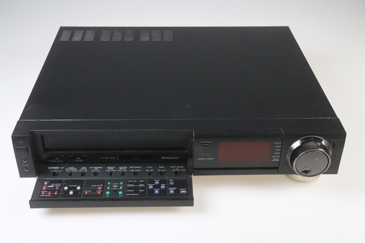Hoofdkwartier Scheermes via ビッグ割引 Panasonic製 S-VHS ビデオカセットレコーダ NV-FS90 educationjournal.org