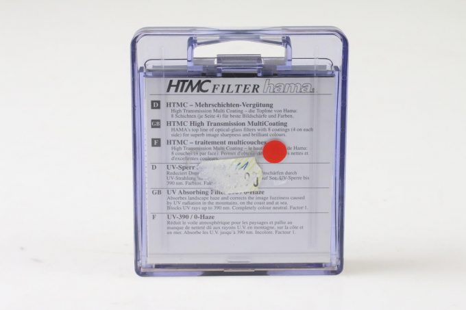 Hama UV 390 Filter 49mm HTMC