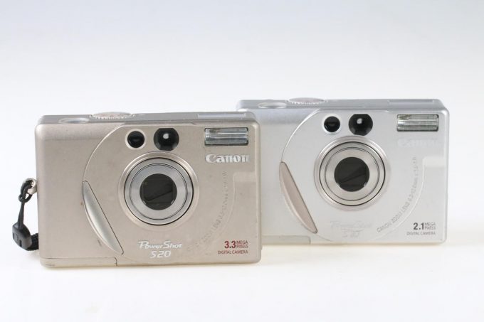 Canon PoweShot S10 und S20 - Konvolut