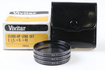 Vivitar Close-Up Filterset No. 1, 2, 4 - 48mm