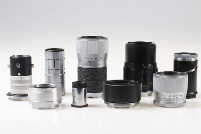 Konvolut diverse Leica Teile