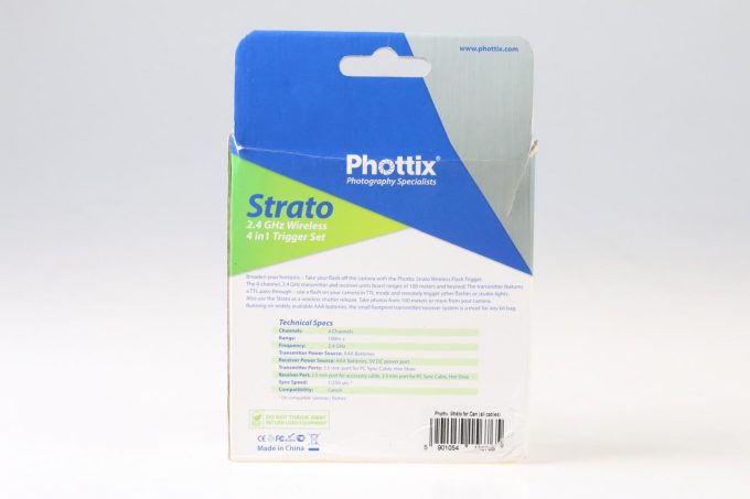 Phottix Strato Funkauslöser für Canon