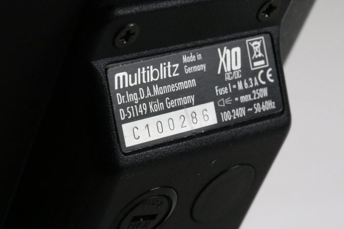 Multiblitz X10 AC/DC Blitzkopf - #100286