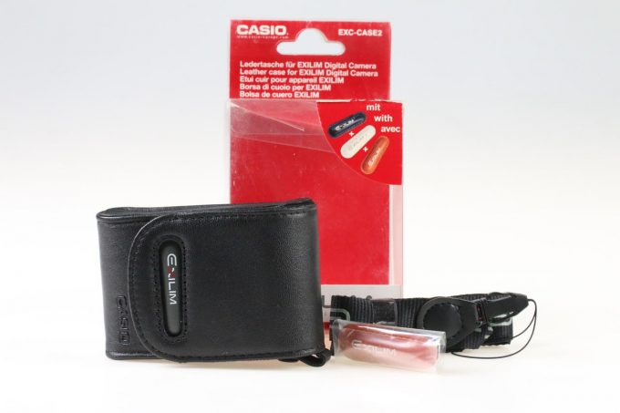 Casio EXC-CASE2 Ledertasche für Exilim Digitalkameras