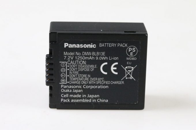 Panasonic DMW-BLB13E Li-Ionen-Akku