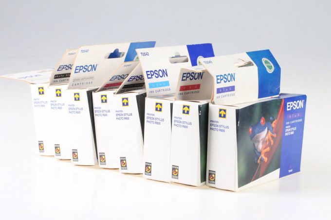 ABGELAUFEN - Druckerpatronen 8Stk für Epson R800