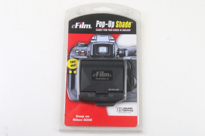 eFilm Pop-Up Shade für Nikon D200