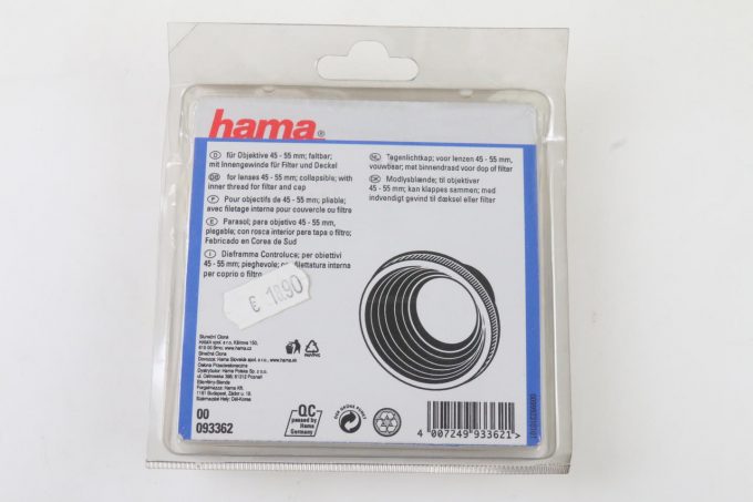 Hama Gegenlichtblende 62mm für Weitwinkel 45-55mm