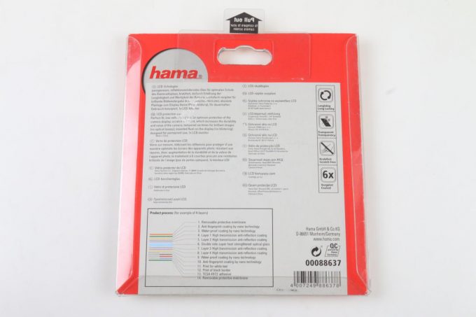 Hama LCD Schutzglas für Canon 5D III