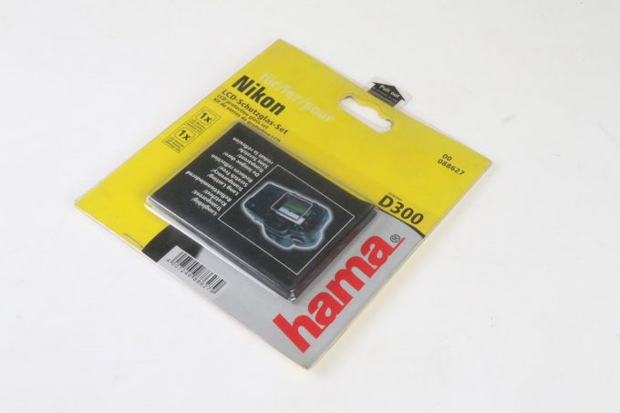 Hama LCD-Schutzglas für Nikon D300