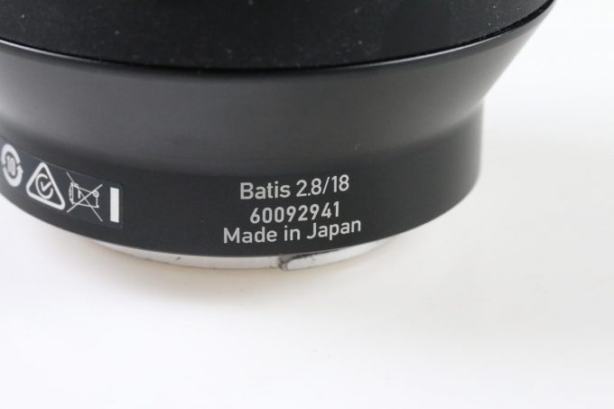 Zeiss Batis T* 18mm f/2,8 für Sony E (FE) - #60092941