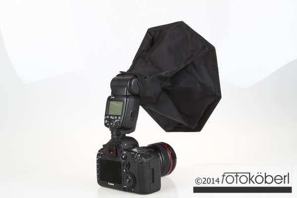 SOFTBOX für Aufsteckblitzgeräte / Durchmesser 28cm - Image 3