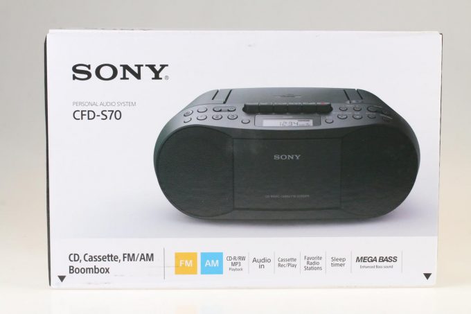 Sony CFD-S70B Musik Demogerät Garantie