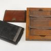 Konvolut diverser Holzrahmen und Holzkasetten - Image 2
