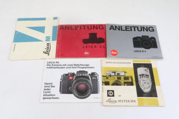 Leica Bedienungsanleitung für diverse Leica Kameras