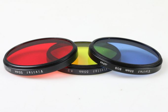 Vivitar Farbfilter-Set - 55mm