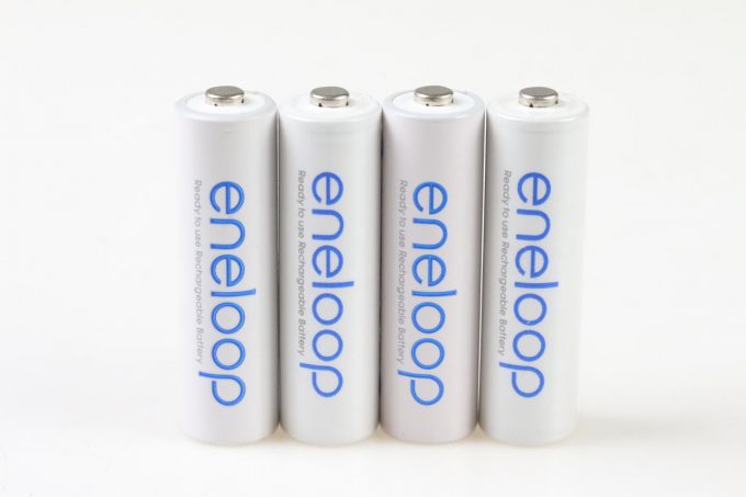 SANYO eneloop Rechargeable AA Batterien - 4 Stück
