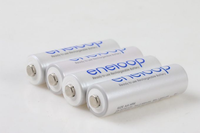 SANYO eneloop Rechargeable AA Batterien - 4 Stück