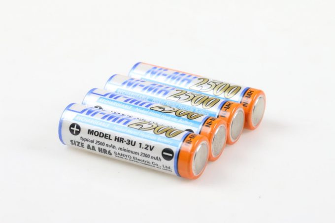 SANYO Rechargeable AA Batterien - 4 Stück