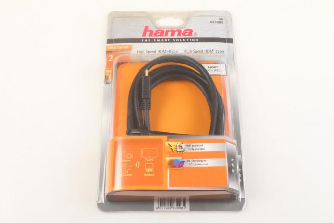 Hama HDMI Kabel 2m - Stecker Typ C (Mini)