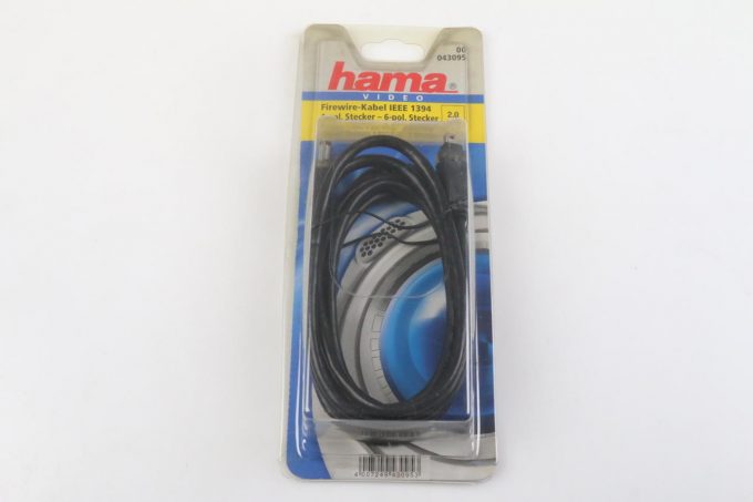Hama FireWire Kabel 4-pin auf 6-pin 2m
