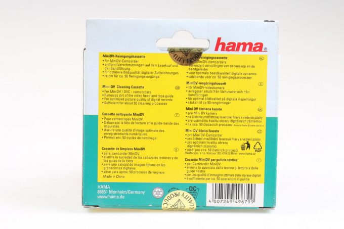 Hama Mini-DV Reinigungskassette