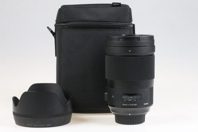 Sigma 40mm f/1,4 DG HSM für Nikon AF - #53490780