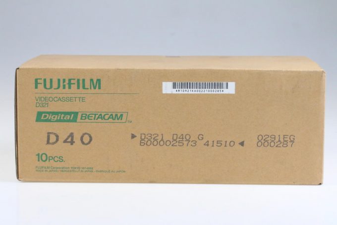 FUJIFILM Digital Betacam Kassetten D321 D40