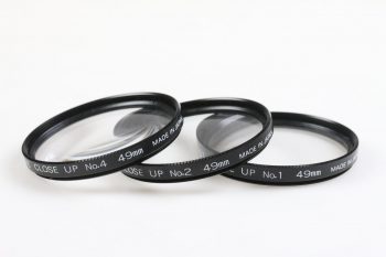 Topaz Nahlinsenset mit Lederetui - 49mm