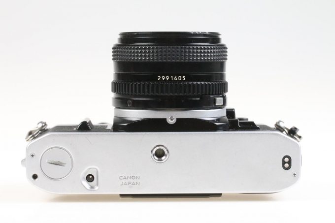 Canon AE-1 Gehäuse mit FD 50mm f/1,8 - #5352662