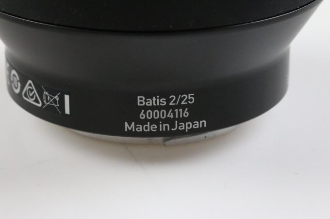 Zeiss Batis T* 25mm f/2,0 für Sony E (FE) - #60004116