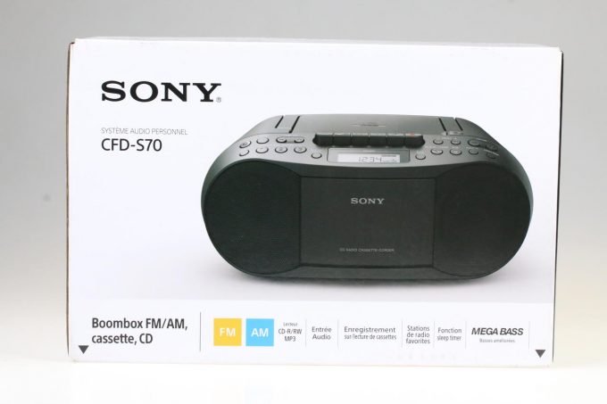 Sony CF-DS70 black Hi-Fi Demogerät volle Garantie