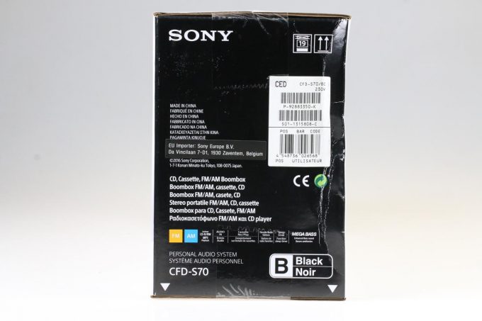 Sony CF-DS70 black Hi-Fi Demogerät volle Garantie