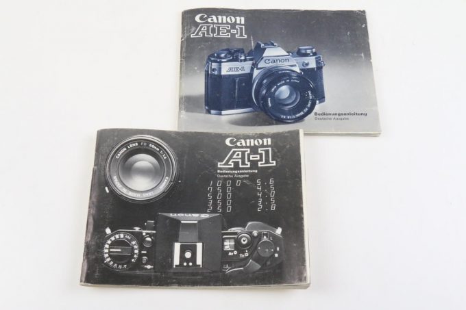 Canon Bedienungsanleitung A-1 und AE-1