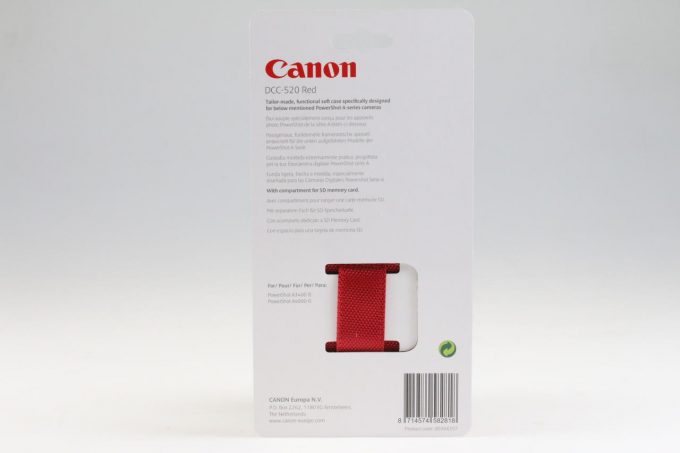 Canon DCC-520 Red Tasche für A3400/A4000IS