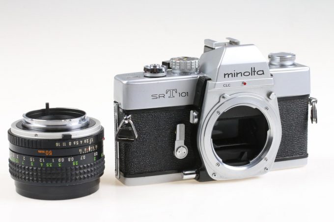 Minolta SR-T 101 mit MC Rokkor PF 50mm f/1,7 - #1881730