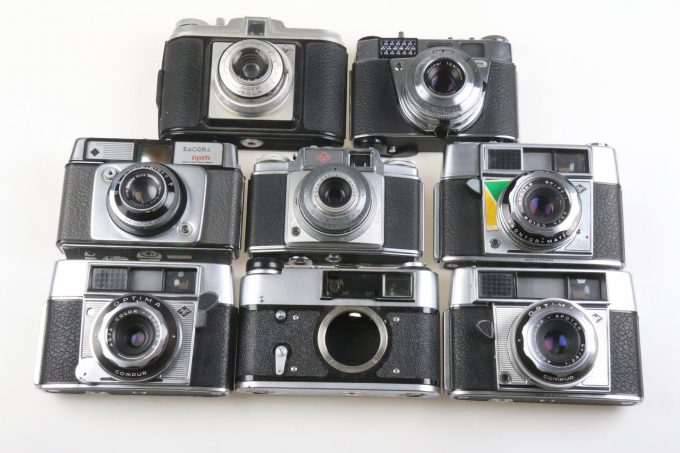 Konvolut diverse Sammlerkameras - 24 Stück Bastlergerät